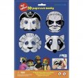 neuveden: 3D Karnevalové masky - pirát , superhrdina, lev, mýval neuveden: 3D Karnevalové masky - pirát , superhrdina, lev, mýval