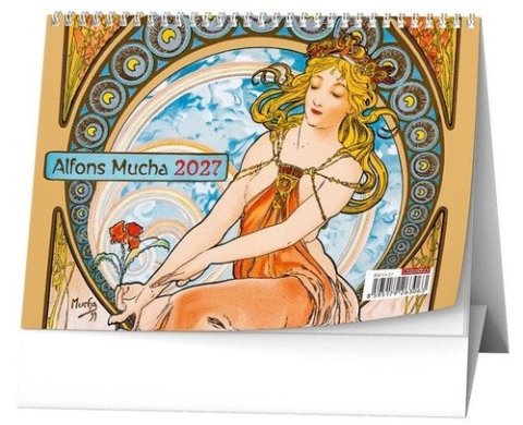 : Stolní kalendář Alfons Mucha 2027