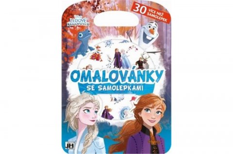 neuveden: Ledové království II - Omalovánky se samolepkami