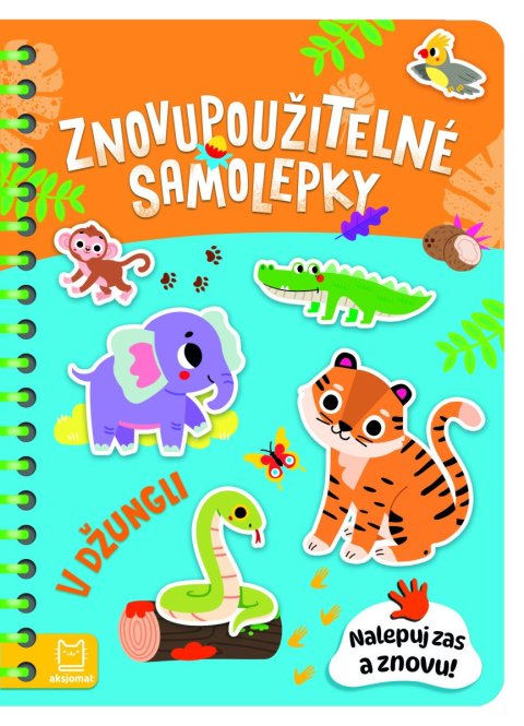 : Znovupoužitelné samolepky V džungli