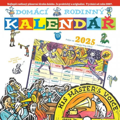 Cífková Petra: Domácí rodinný kalendář 2025 Cífková Petra: Domácí rodinný kalendář 2025