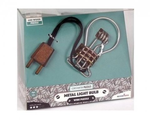 neuveden: Hlavolamy Recent Toys - Metal Light Bulb