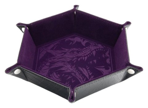 : Dice tray - Tray Dragon Skin - Fialová