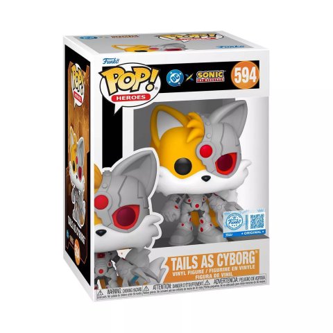 neuveden: Funko POP Heroes: DC x Sonic - Tails as Cyborg #594