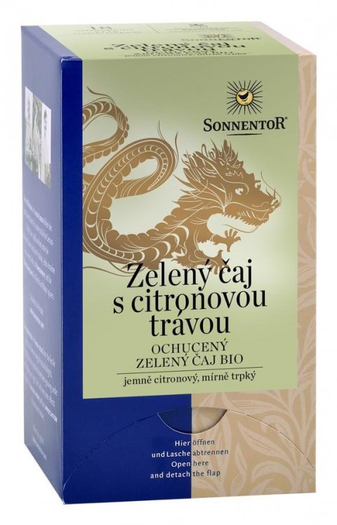 neuveden: Sonnentor - Zelený čaj s citronovou trávou bio