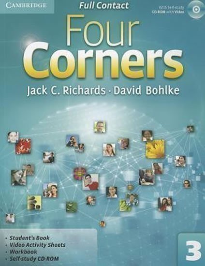 Richards Jack C.: Four Corners 3: Full Contact with S-Study CD-ROM