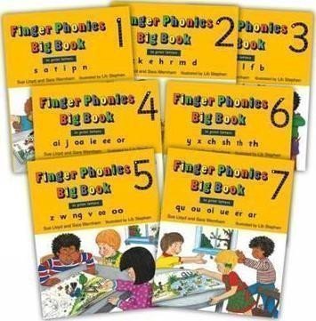 Wernham Sara: Finger Phonics Big Books 1-7 : in Print Letters (American English edition)
