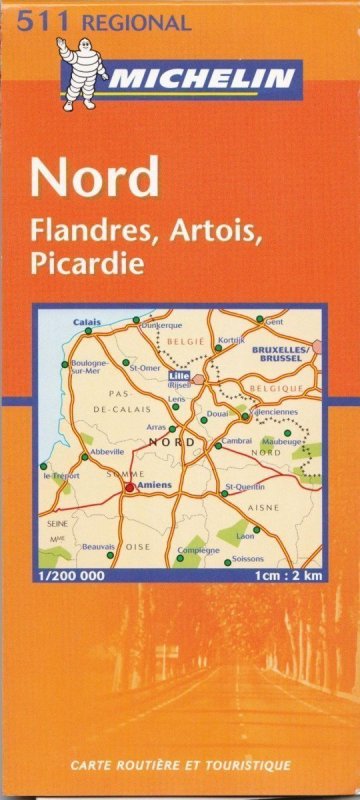 neuveden: MK 511s. Nord de la France 1:200 000