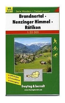 neuveden: WK 5371 Brandnertal 1:35 000 / turistická mapa