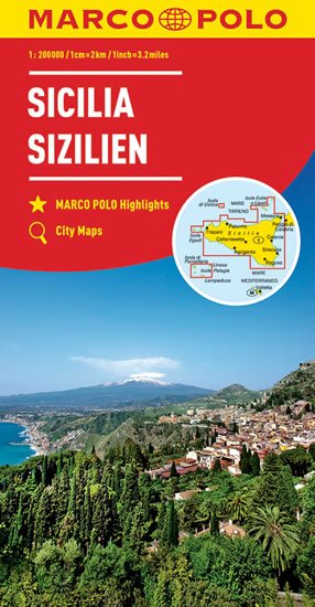 neuveden: Itálie č.14-Sicilie mapa 1:200T