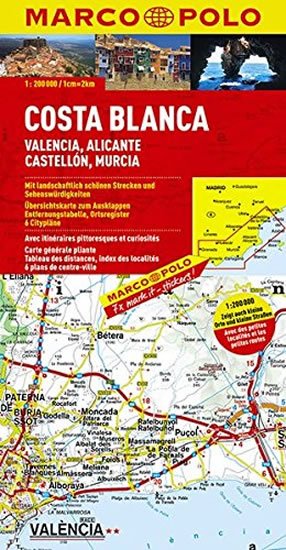 neuveden: Španělsko - Costa Blanca/mapa neuveden: Španělsko - Costa Blanca/mapa
