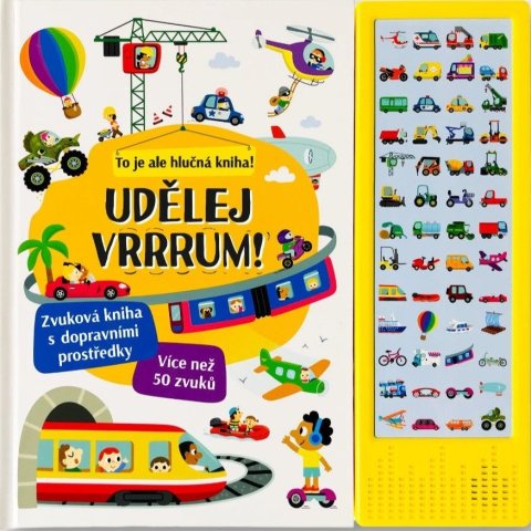neuveden: Udělej VRRRUM! Zvuková kniha s dopravními prostředky