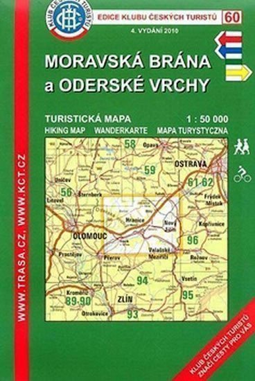 neuveden: KČT 60 - Moravská brána, Oderské vrchy/turistická mapa