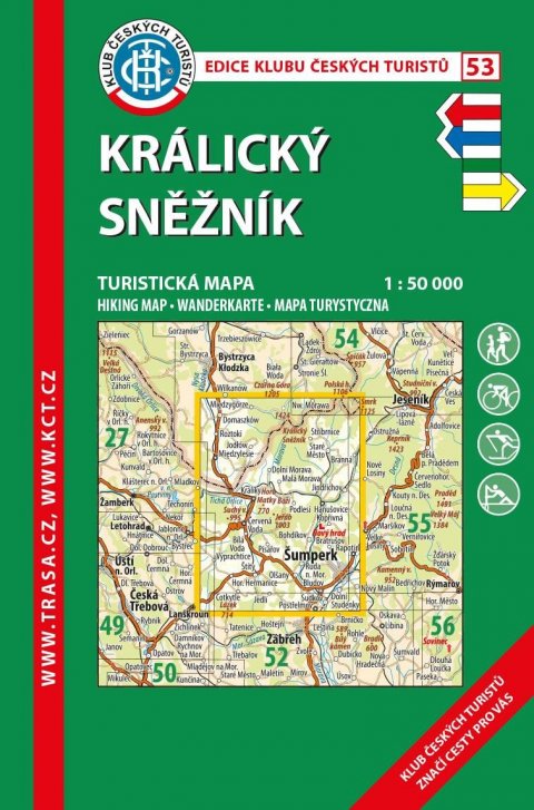 neuveden: KČT 53 Králický Sněžník 1:50 000 / 7.vydání 2022