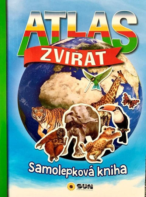 neuveden: Atlas zvířat - Samolepková kniha