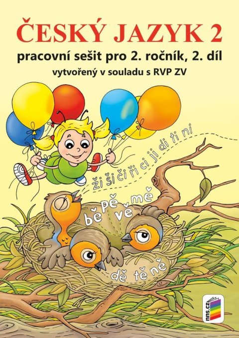 neuveden: Český jazyk 2, 2. díl (barevný pracovní sešit)