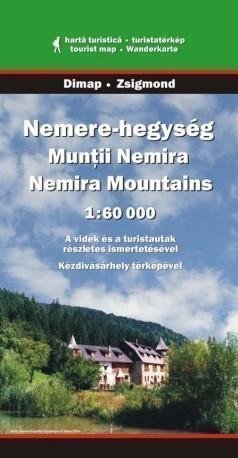 neuveden: Muntii Nemira 1:60 000 Dimap / turistická mapa