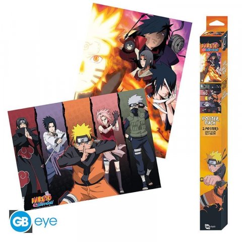 neuveden: Naruto Shippuden Set plakátů 2 ks