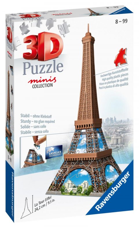 neuveden: 3D Puzzle: Eiffelova věž 54 dílků