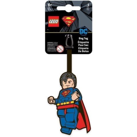 neuveden: LEGO DC Super Heroes Jmenovka na zavazadlo - Superman