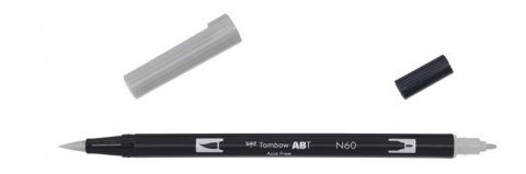neuveden: Tombow Oboustranný štětcový fix ABT - cool grey 6