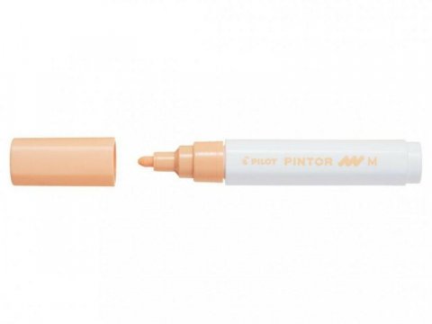neuveden: PILOT Pintor Medium akrylový popisovač 1,5-2,2mm - pastelový oranžový