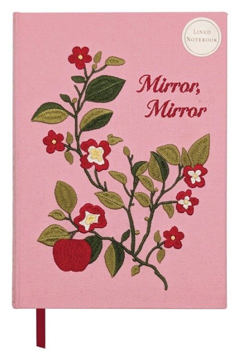 -: Zápisník vyšívaný Mirror Mirror