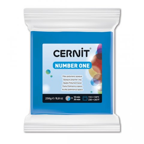 neuveden: CERNIT NUMBER ONE 250g modrá