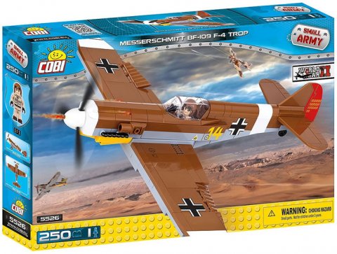neuveden: Stavebnice COBI 5526 II World War Stíhací letoun Messerschmitt BF 109 F4 Tr