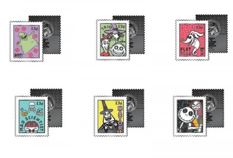 neuveden: Funko Enamel Pins: Disney Nightmare Before Christmas - Stamps