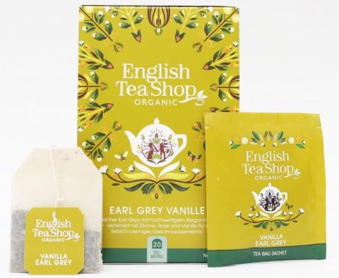 neuveden: English Tea Shop Čaj Vanilka a Earl Grey, 20 sáčků