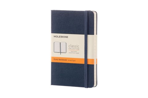 neuveden: Moleskine Zápisník modrý S, linkovaný, tvrdý neuveden: Moleskine Zápisník modrý S, linkovaný, tvrdý