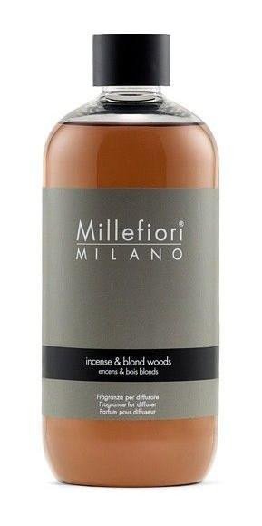 neuveden: Millefiori Milano Incense & Blond Woods / náplň do difuzéru 500ml
