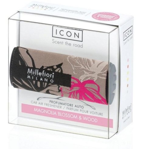 neuveden: Millefiori Milano Icon Magnolia Blossom & Wood / vůně do auta Textil Floral neuveden: Millefiori Milano Icon Magnolia Blossom & Wood / vůně do auta Textil Floral