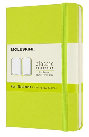 neuveden: Zápisník Moleskine - tvrdé desky, S, čistý - limetka neuveden: Zápisník Moleskine - tvrdé desky, S, čistý - limetka