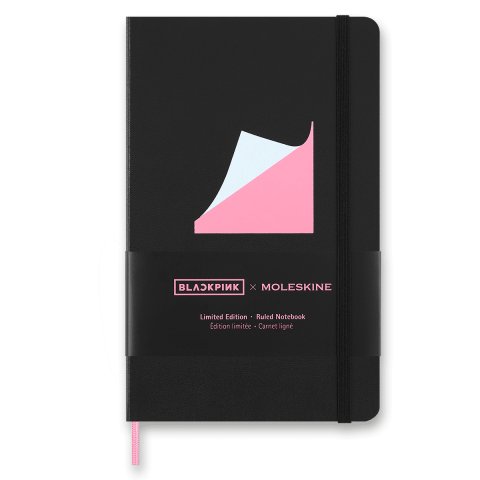 -: Zápisník Moleskine Blackpink - tvrdé desky, L, linkovaný