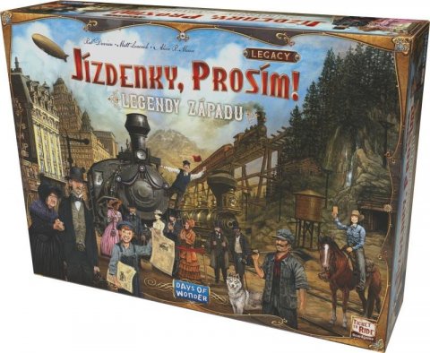 neuveden: Jízdenky, prosím! Legacy: Legendy západu - strategická hra neuveden: Jízdenky, prosím! Legacy: Legendy západu - strategická hra