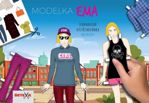 neuveden: Modelka Ema - Jednoduchá vystřihovánka neuveden: Modelka Ema - Jednoduchá vystřihovánka