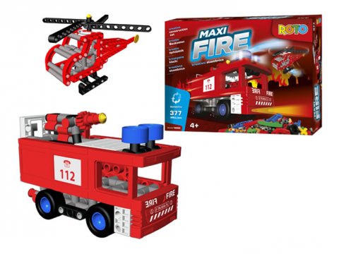 neuveden: ROTO - Maxi Fire/kreativní stavebnice (377 dílků) neuveden: ROTO - Maxi Fire/kreativní stavebnice (377 dílků)