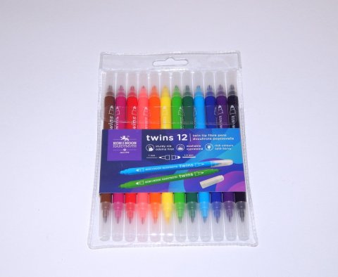 neuveden: Koh-i-noor dvouhroté popisovače TWINS - 12 ks