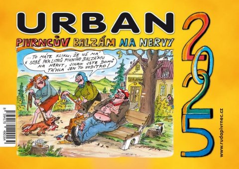 Urban Petr: Kalendář Urban 2025 - Pivrncův balzám na nervy Urban Petr: Kalendář Urban 2025 - Pivrncův balzám na nervy