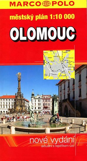 neuveden: Olomouc městský plán 1:10000