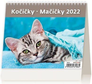 neuveden: Kalendář stolní 2022 - MiniMax Kočičky/Mačičky