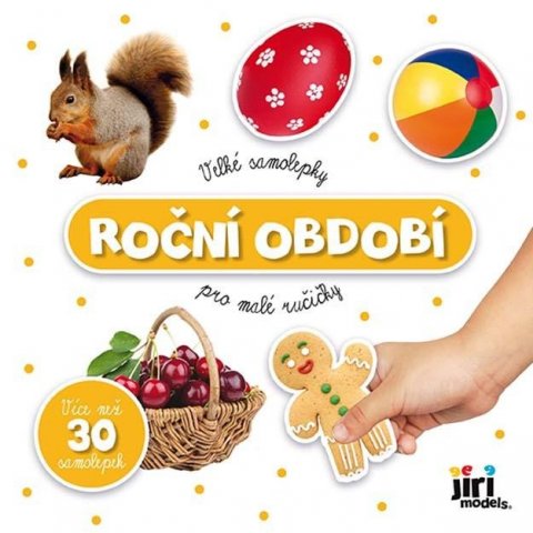 neuveden: Velké samolepky pro malé ručičky Roční období