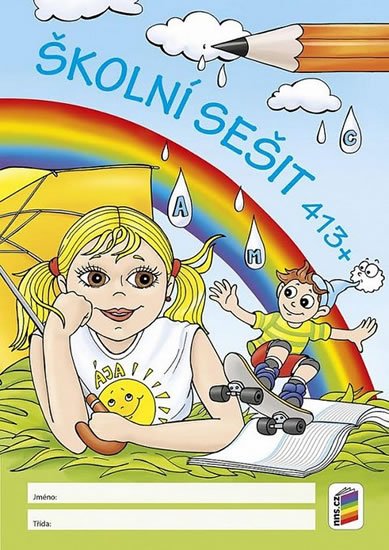 neuveden: Školní sešit 413+