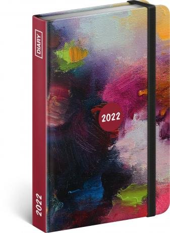 neuveden: Diář 2022: Painting - týdenní, 11 x 16 cm