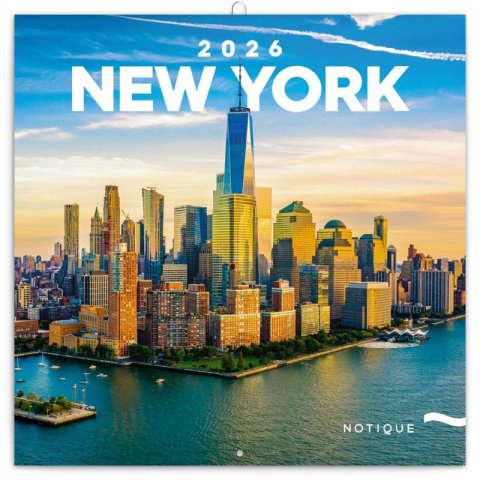 neuveden: Kalendář 2026 poznámkový: New York, 30 x 30 cm neuveden: Kalendář 2026 poznámkový: New York, 30 x 30 cm