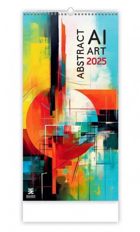 neuveden: Kalendář nástěnný 2025 - Abstract AI Art
