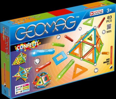 neuveden: Geomag Confetti 83 dílků