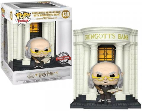 neuveden: Funko POP Movies: Harry Potter - Diagon Alley: Gringotts Bank w/Head Goblin